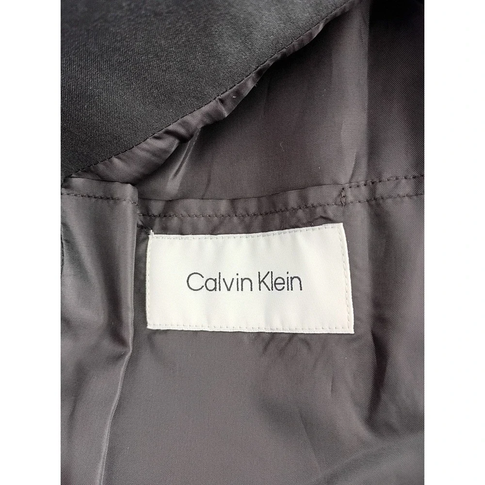 Calvin Klein Boys 12 Charcoal Gray Blazer‎ Suit Jacket Formal Wedding